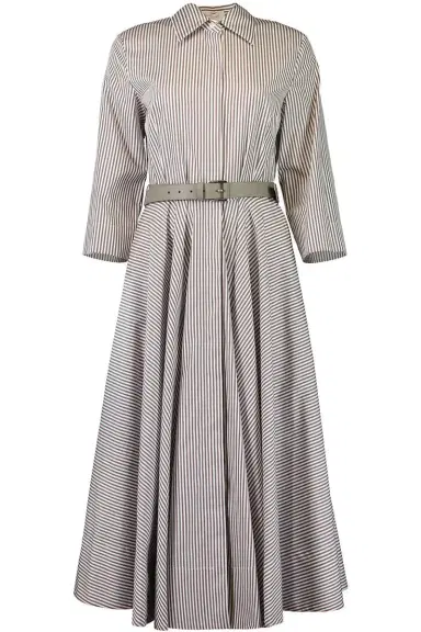 Michael Kors Collection Short Sleeve Shirt Dress | Thumbnail 1