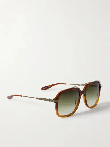 BARTON PERREIRA D. Ellis Aviator-style Tortoiseshell Acetate Sunglasses | Thumbnail 3 BARTON PERREIRA D. Ellis Aviator-style Tortoiseshell Acetate Sunglasses | Thumbnail 3