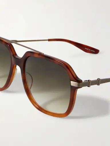 BARTON PERREIRA D. Ellis Aviator-style Tortoiseshell Acetate Sunglasses | Thumbnail 4 BARTON PERREIRA D. Ellis Aviator-style Tortoiseshell Acetate Sunglasses | Thumbnail 4