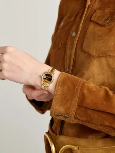 Stephanie Windsor + Rolex Vintage 1983 Datejust Automatic 18-karat Gold Watch, Ref. 69178 | Thumbnail 2