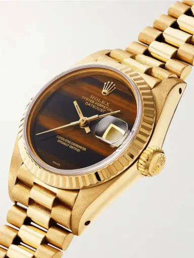 Stephanie Windsor + Rolex Vintage 1983 Datejust Automatic 18-karat Gold Watch, Ref. 69178 | Thumbnail 3