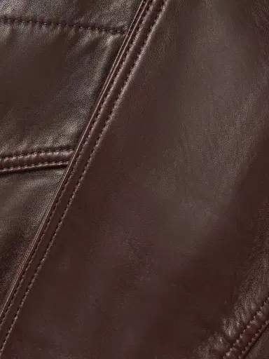 Nour Hammour Ariste Oversized Paneled Leather Jacket | Thumbnail 6