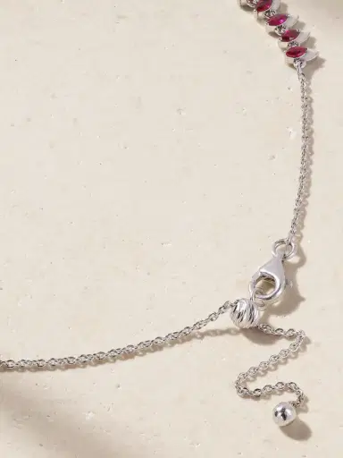Kamyen 18-karat White Gold, Ruby And Enamel Choker | Thumbnail 3 Kamyen 18-karat White Gold, Ruby And Enamel Choker | Thumbnail 3