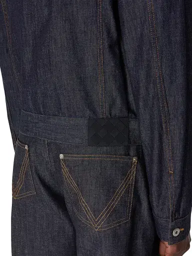 Bottega Veneta Men's Denim Trucker Jacket - Indigo - Size 42 | Thumbnail 5