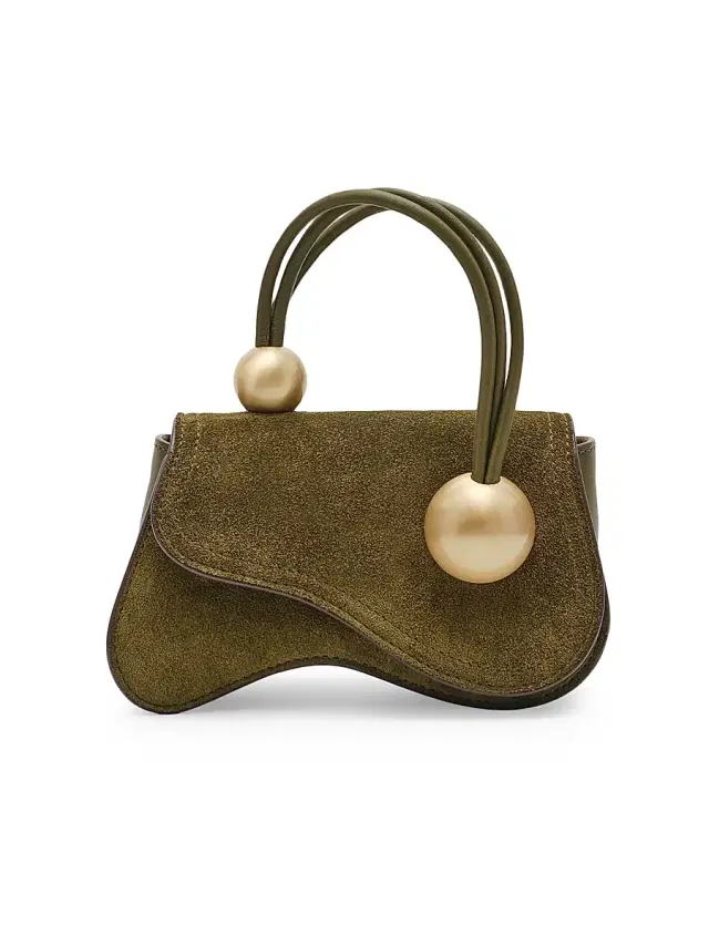 Women's Kazia Nano Suede Top Handle Bag - Rosemary