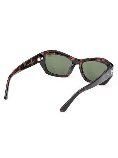 PUCCI Women's 54MM Rectangular Sunglasses - Dark Havana Green | Thumbnail 6