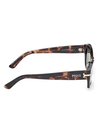 PUCCI Women's 54MM Rectangular Sunglasses - Dark Havana Green | Thumbnail 7