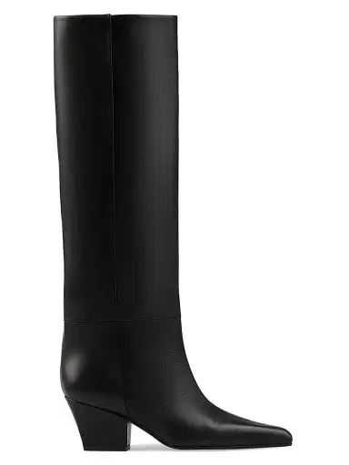 Paris Texas Women's Jane Leather Knee-High Boots - Black - Size 11 | Thumbnail 1 Paris Texas Women's Jane Leather Knee-High Boots - Black - Size 11 | Thumbnail 1