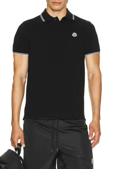 Moncler Short Sleeve Polo | Thumbnail 4