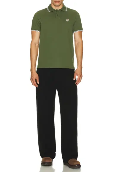 Moncler Short Sleeve Polo | Thumbnail 5 Moncler Short Sleeve Polo | Thumbnail 5