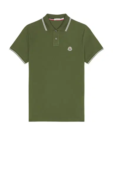 Moncler Short Sleeve Polo | Thumbnail 1 Moncler Short Sleeve Polo | Thumbnail 1