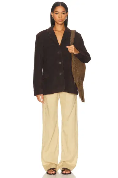 Staud Corrine Leather Jacket | Thumbnail 4