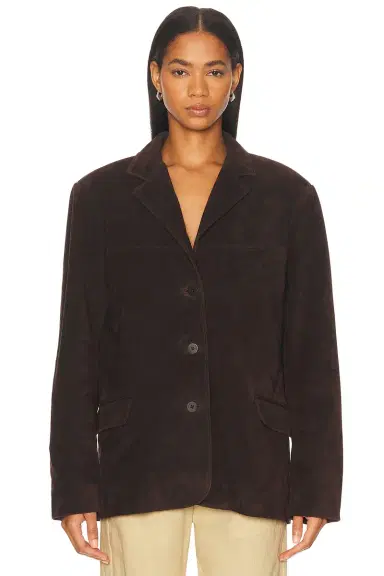 Staud Corrine Leather Jacket | Thumbnail 1