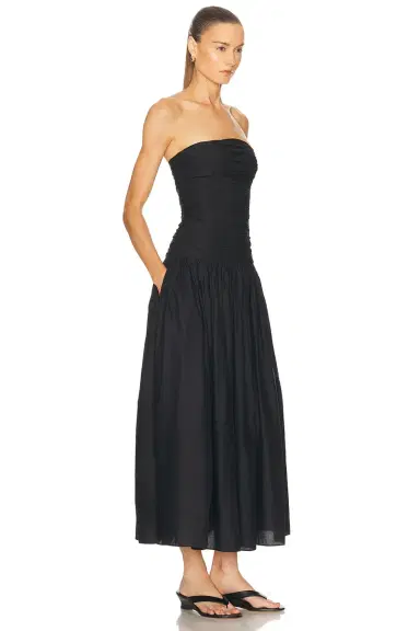 Matteau Strapless Drop Waist Dress | Thumbnail 2