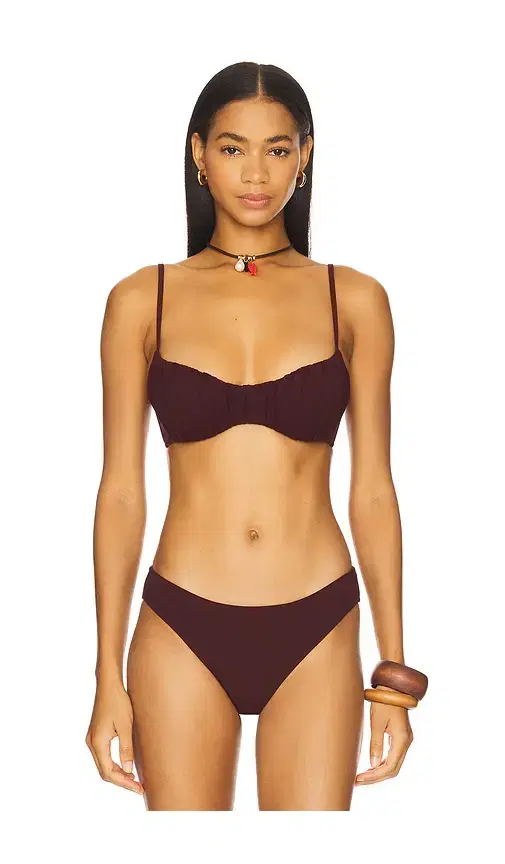 Naomi Ruched Bikini Top