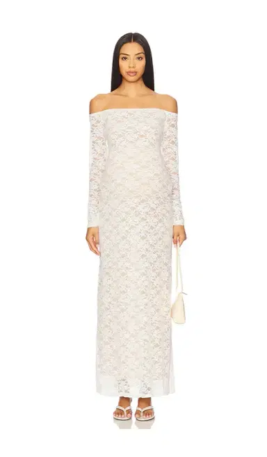 BUMPSUIT Off The Shoulder Lace Dress | Thumbnail 2