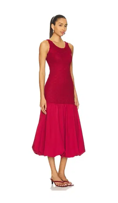 Bardot x REVOLVE Melody Lace Poplin Maxi Dress | Thumbnail 2