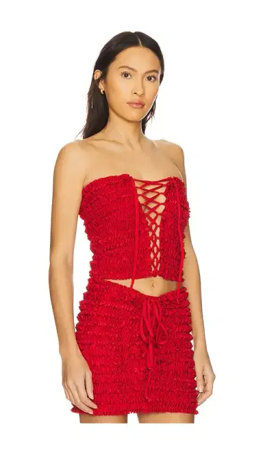 AMOR MIA Ruffled Top | Thumbnail 2