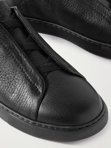 Zegna Triple Stitch™ Full-Grain Deerskin Slip-On Sneakers - Men | Thumbnail 6 Zegna Triple Stitch™ Full-Grain Deerskin Slip-On Sneakers - Men | Thumbnail 6
