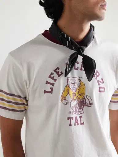KAPITAL Fastcolor Printed Selvedge Cotton-Voile Bandana - Men | Thumbnail 2