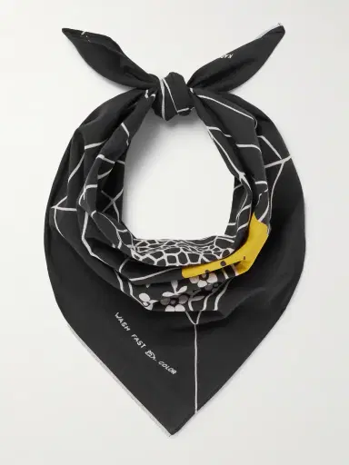 KAPITAL Fastcolor Printed Selvedge Cotton-Voile Bandana - Men | Thumbnail 4