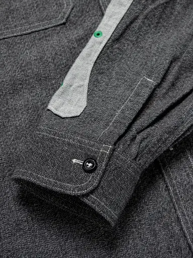 KAPITAL Appliquéd Panelled Cotton Shirt - Men | Thumbnail 5 KAPITAL Appliquéd Panelled Cotton Shirt - Men | Thumbnail 5