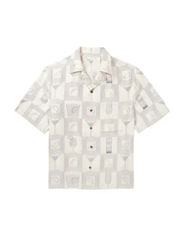 Loro Piana Aperitivo Federico Camp-Collar Printed Silk-Twill Shirt - Men