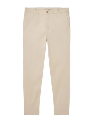 Sunspel Straight-Leg Garment-Dyed Cotton-Blend Twill Chinos - Men | Thumbnail 1