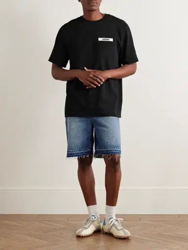 Jacquemus Logo-Appliquéd Cotton-Jersey T-Shirt - Men | Thumbnail 2