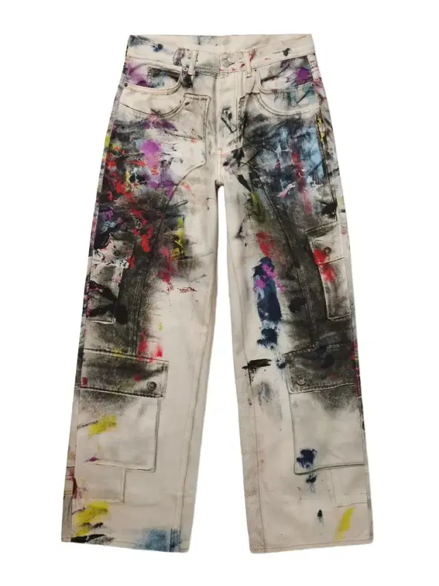 Acne Studios 1981 Wide-Leg Trompe L'oeil Printed Jeans - Men