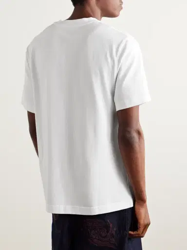 Jacquemus Logo-Appliquéd Cotton-Jersey T-Shirt - Men | Thumbnail 3 Jacquemus Logo-Appliquéd Cotton-Jersey T-Shirt - Men | Thumbnail 3