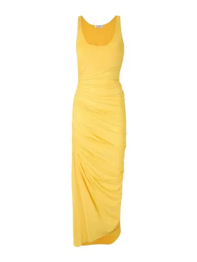 Alaïa Gathered Stretch-jersey Midi Dress | Thumbnail 1