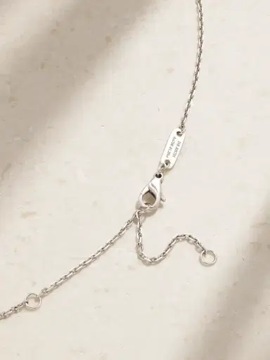 De Beers London Lotus By De Beers 18-karat White Gold Diamond Necklace | Thumbnail 3