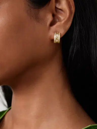 De Beers London Talisman 18-karat Gold Diamond Hoop Earrings | Thumbnail 2 De Beers London Talisman 18-karat Gold Diamond Hoop Earrings | Thumbnail 2