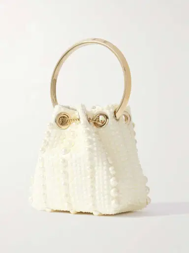 Jimmy Choo Bon Bon Micro Embellished Satin Bucket Bag | Thumbnail 3 Jimmy Choo Bon Bon Micro Embellished Satin Bucket Bag | Thumbnail 3