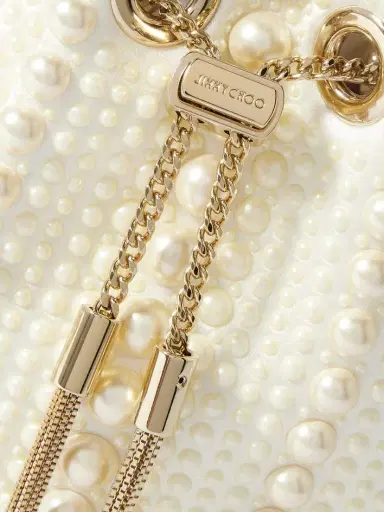 Jimmy Choo Bon Bon Micro Embellished Satin Bucket Bag | Thumbnail 4 Jimmy Choo Bon Bon Micro Embellished Satin Bucket Bag | Thumbnail 4