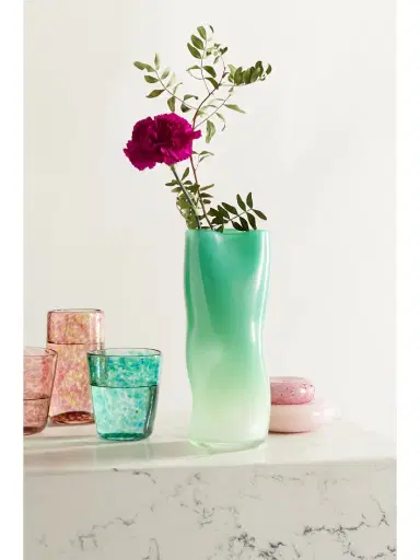 VANDEROHE CURIO + Net Sustain Small Dégradé Glass Vase | Thumbnail 2