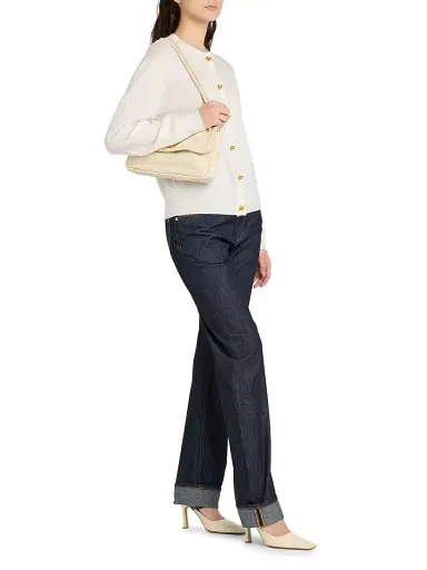 Bottega Veneta Women's Rib-Knit Wool Cardigan | Thumbnail 2 Bottega Veneta Women's Rib-Knit Wool Cardigan | Thumbnail 2