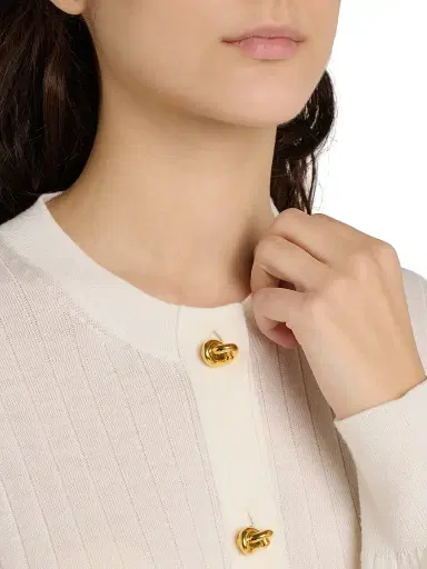 Bottega Veneta Women's Rib-Knit Wool Cardigan | Thumbnail 5 Bottega Veneta Women's Rib-Knit Wool Cardigan | Thumbnail 5