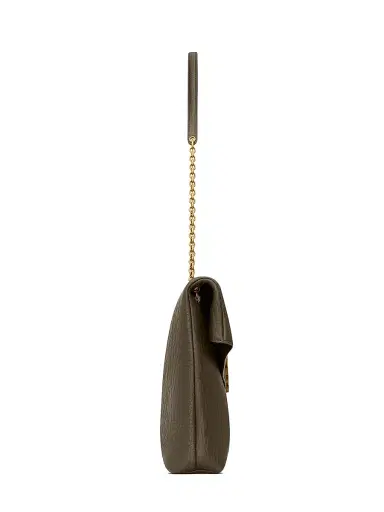 Saint Laurent Women's Cassandre XXL Envelope Pouch on Chain in Lambskin - Light Musk | Thumbnail 5 Saint Laurent Women's Cassandre XXL Envelope Pouch on Chain in Lambskin - Light Musk | Thumbnail 5