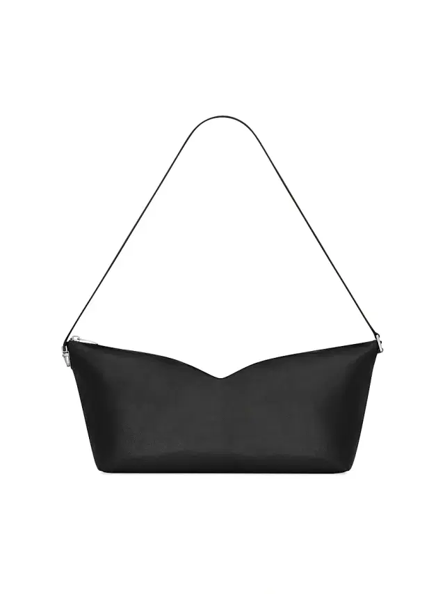 Men's Le Tuc Giant Crossbody Bag in Grained Leather - Black