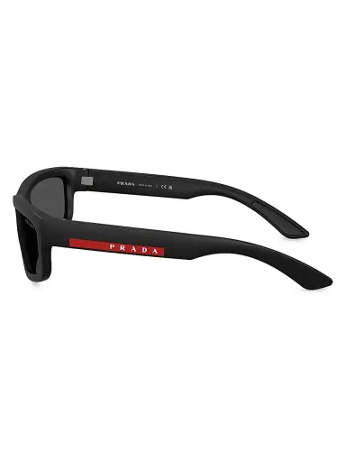Prada Men's 59MM Rectangular Sunglasses | Thumbnail 3 Prada Men's 59MM Rectangular Sunglasses | Thumbnail 3