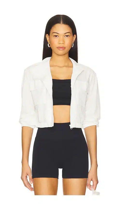 WellBeing + BeingWell WellBeing + BeingWell Aspyn Cropped Jacket