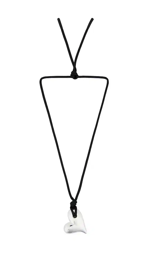 Jenny Bird Art Heart On A String Necklace