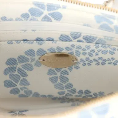 Chanel Chanel Large Coco Beach Hobo Bag in White and Blue Denim Light Gold Hardware | Thumbnail 9
