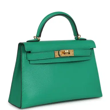 HERMÈS Hermes Kelly Sellier 20 Menthe Chevre Chamkila Gold Hardware | Thumbnail 2 HERMÈS Hermes Kelly Sellier 20 Menthe Chevre Chamkila Gold Hardware | Thumbnail 2