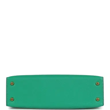 HERMÈS Hermes Kelly Sellier 20 Menthe Chevre Chamkila Gold Hardware | Thumbnail 6 HERMÈS Hermes Kelly Sellier 20 Menthe Chevre Chamkila Gold Hardware | Thumbnail 6
