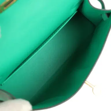 HERMÈS Hermes Kelly Sellier 20 Menthe Chevre Chamkila Gold Hardware | Thumbnail 8 HERMÈS Hermes Kelly Sellier 20 Menthe Chevre Chamkila Gold Hardware | Thumbnail 8