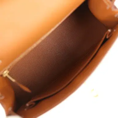 HERMÈS Pre-owned Hermes Kelly Sellier 25 Gold Epsom Gold Hardware | Thumbnail 8