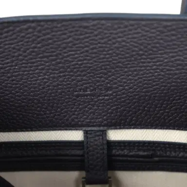 The Row The Row Soft Margaux 12 Bag Midnight Calfskin Silver Hardware | Thumbnail 10 The Row The Row Soft Margaux 12 Bag Midnight Calfskin Silver Hardware | Thumbnail 10